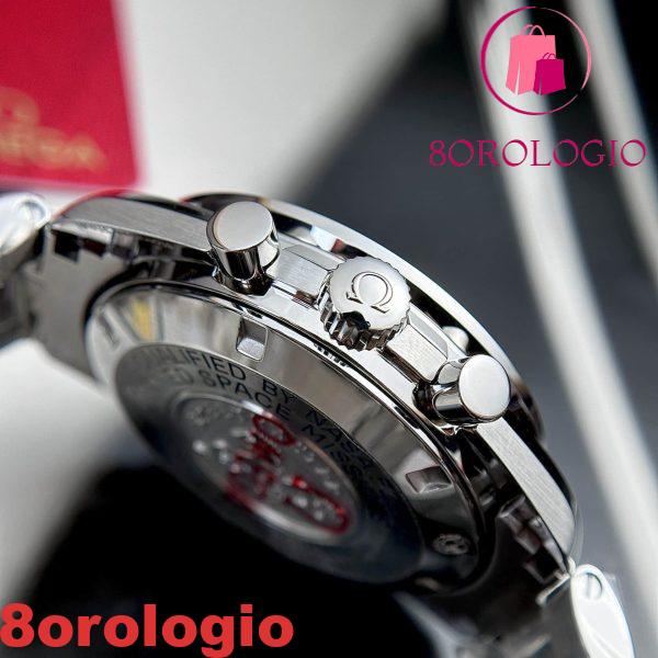 Replica Svizzera Omega Speedmaster Moonwatch Chronograph Quadrante Nero 42mm Orologio - immagine 7