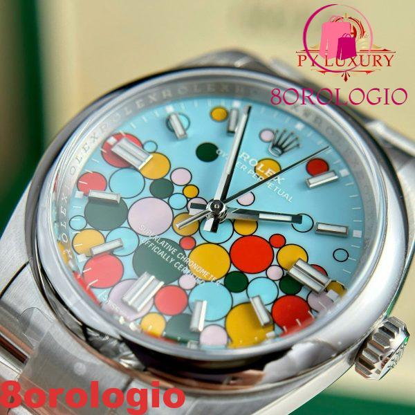 Rolex Oyster Perpetual 126000 Quadrante Celebration Migliore Replica Clean Factory 36mm Orologio - immagine 12
