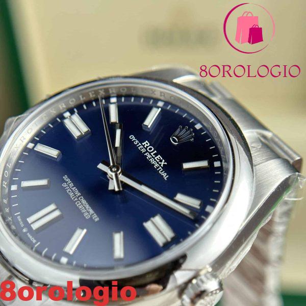 Rolex Oyster Perpetual 41 124300-0003 Quadrante Blu Replica di Alta Qualità Clean Factory Orologio - immagine 9