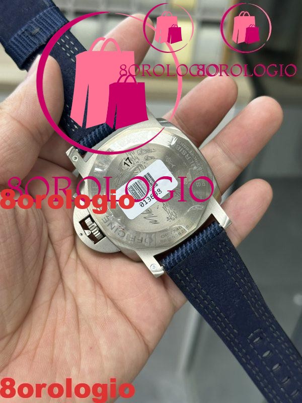 Panerai Submersible Mike Horn Edition PAM 985 Titanio Quadrante Nero Miglior Replica VSF 47mm Orologio - immagine 6
