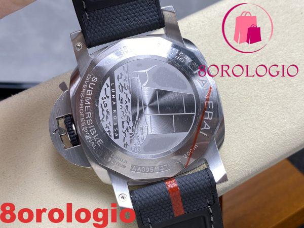 Panerai Submersible QuarantaQuattro Luna Rossa PAM01681 Quadrante Argento Replica Migliore VSF 44mm Orologio - immagine 6