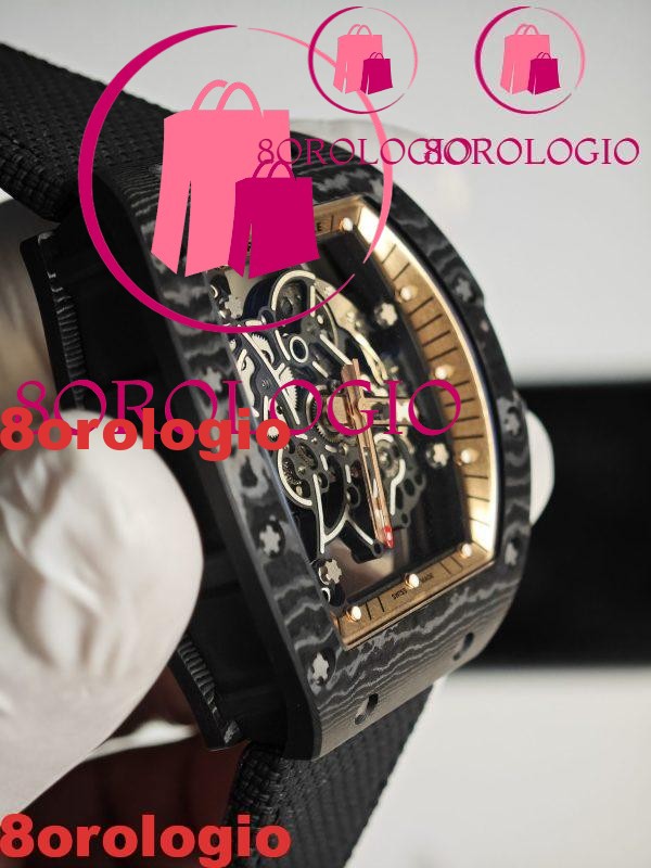 Richard Mille RM055 Bubba Watson Asia Edition Replica Custom Made NTPT Carbonio di Alta Qualità Movimento Vaucher Esclusivo Orologio - immagine 14