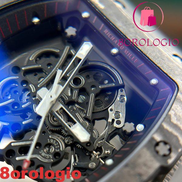 Richard Mille RM055 Bubba Watson Dark Legend Replica 1:1 Migliore Edizione APSF 42.7mm Orologio - immagine 9