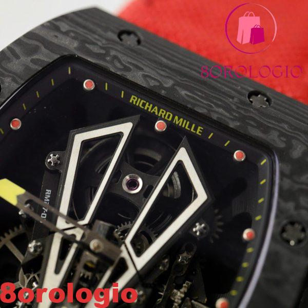 Richard Mille RM27-03 Rafael Nadal Tourbillon Black Carbon TPT Miglior Replica BBR 40.3mm Orologio - immagine 7