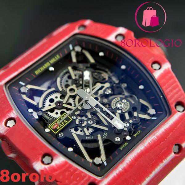 Richard Mille RM35-02 Rafael Nadal Red Quartz TPT Replica BBR V3 49.94mm X 44.5mm Orologio - immagine 8