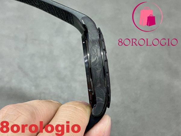 Roger Dubuis Excalibur Monotourbillon DBEX0577 Fibra di Carbonio Nera Replica BBR 1:1 42mm Orologio - immagine 6