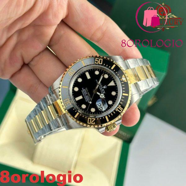 Rolex Sea-Dweller 126603-0001 Due Tono Oro Giallo Quadrante Nero Migliore Replica VS Factory 43mm Orologio - immagine 12