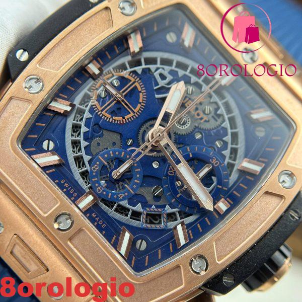 Hublot Spirit Of Big Bang King Gold Blue Miglior Replica BBF 42mm Orologio - immagine 7