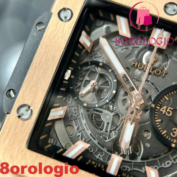 Replica di Alta Qualità Hublot Square Bang Unico King Gold BBF 42mm Orologio - immagine 7