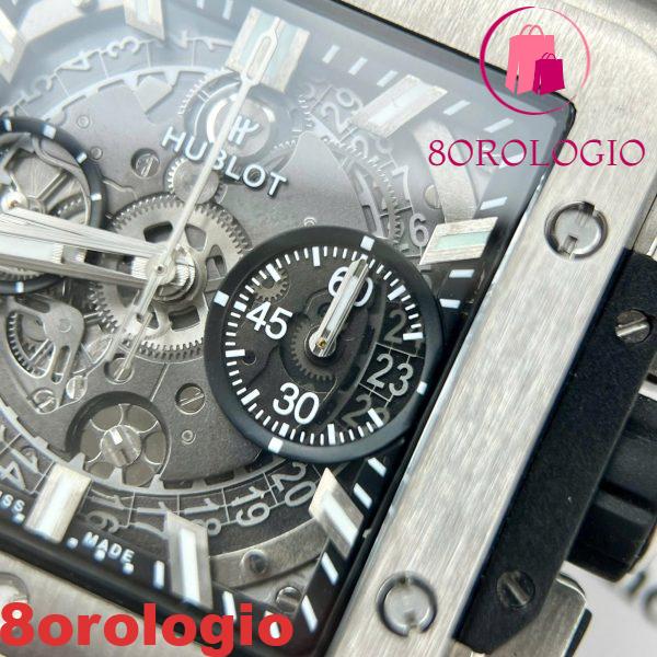 Hublot Square Bang Unico Titanium Automatic Replica di Migliore Qualità BBF 42mm Orologio - immagine 6