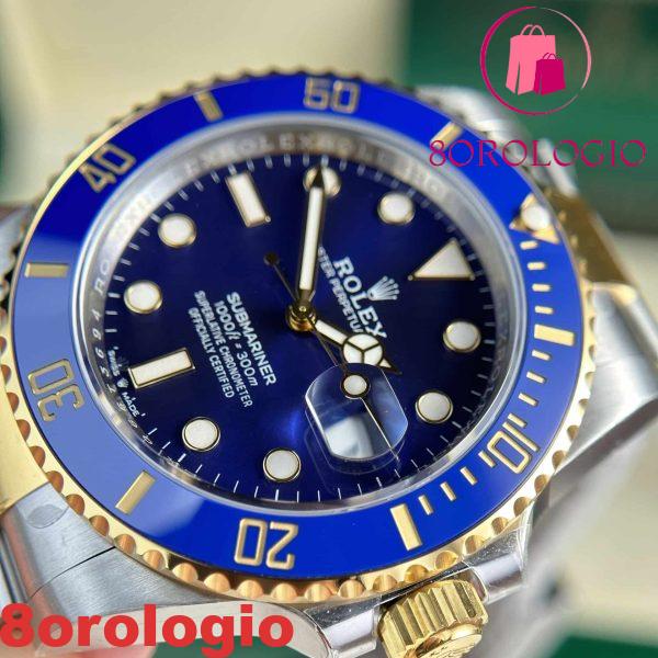 Rolex Submariner Date 126613LB Ghiera Bicolore Quadrante Blu Replica VS Factory Alta Qualità 41mm Orologio - immagine 9