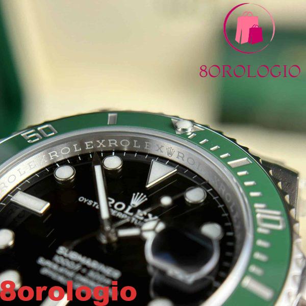 Replica di alta qualità Rolex Submariner Starbuck 126610LV quadrante nero lunetta in ceramica verde 41mm Orologio - immagine 10
