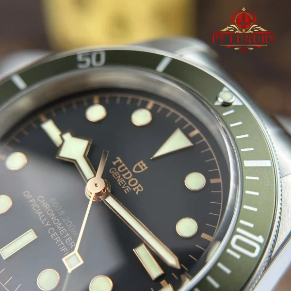 Replica migliore 1:1 ZF 41mm Tudor Black Bay Harrods Edizione Speciale Quadrante Nero Luned'ella Verde M79230G-0001 Orologio - immagine 9