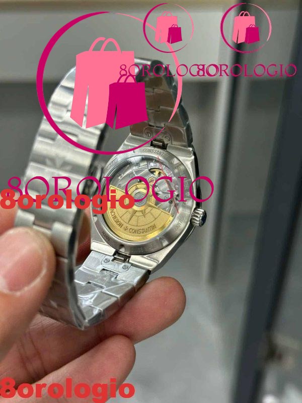 Vacheron Constantin Overseas 4600V/200A-B980 Orologio Donna Acciaio Quadrante Blu Miglior Replica 35mm Orologio - immagine 6