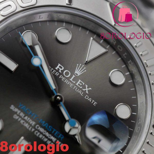 Rolex Yacht-Master 126622 Quadrante Rodio Scuro Oyster Replica Super Clone 40mm Orologio - immagine 8