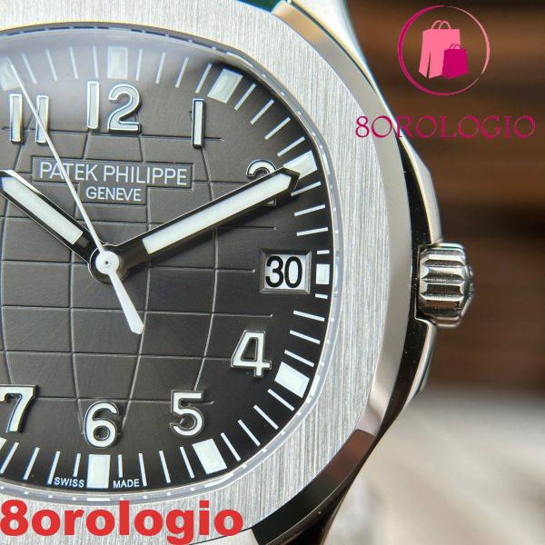Patek Philippe Aquanaut 5167A-001 Quadrante Nero Modificato Opzioni Massime Super Clone Replica Migliore 40.8mm Orologio - immagine 12