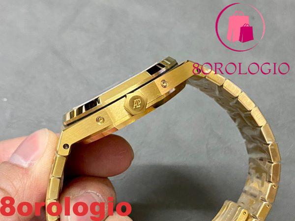 Audemars Piguet Royal Oak Perpetual Calendar 26574BA Oro Giallo Quadrante Blu Replica Migliore 41mm Orologio - immagine 8
