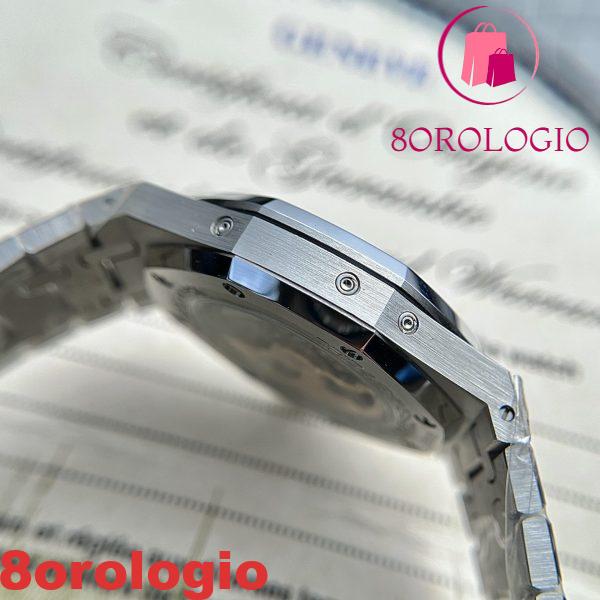 Replica Audemars Piguet Royal Oak Calendario Perpetuo 26574ST Quadrante Nero 41mm Orologio - immagine 9
