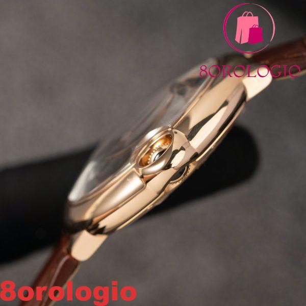 Cartier Ballon Bleu W6920037 Oro Rosa Quadrante Marrone Cinturino in Pelle Miglior Replica AF 42mm Orologio - immagine 7