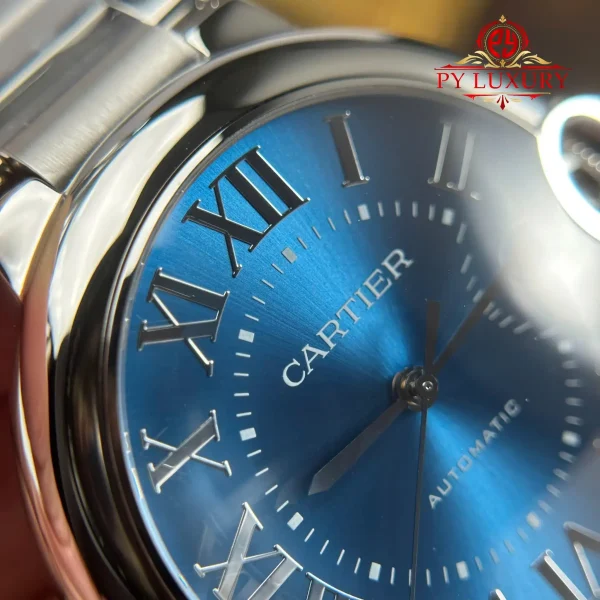 Cartier Ballon Bleu De Cartier Acciaio Quadrante Blu Replica Migliore AF 40mm Orologio - immagine 11