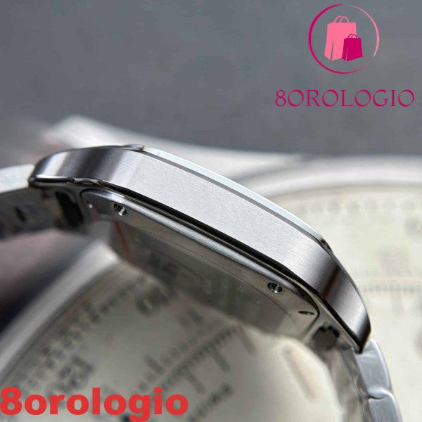 Cartier Santos WSSA0029 Quadrante Bianco Modello Medio Replica BVF 35.1mm Migliore Orologio - immagine 8