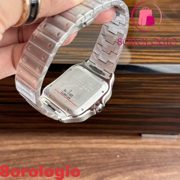 Cartier Santos WSSA0037 Quadrante Grigio Modello Grande Migliore Replica BVF 39.8mm Orologio - immagine 7