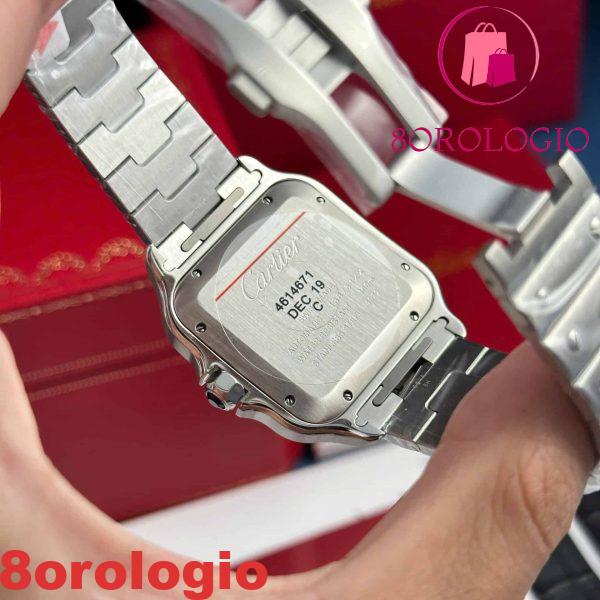 Cartier Santos WSSA0064 Quadrante Marrone Modello Grande Migliore Replica BVF 39.8mm Orologio - immagine 7