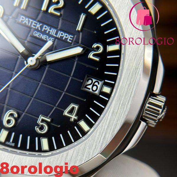 Patek Philippe Aquanaut 5168G-010 Quadrante Blu Modificato Opzione Completa Super Clone Best Replica 42.2mm Orologio - immagine 12