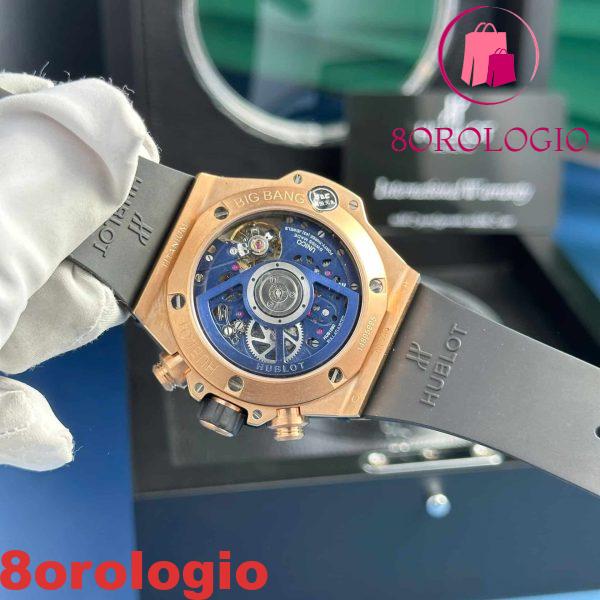 Hublot Big Bang Unico King Gold Quadrante Blu Migliore Replica BBF 42mm Orologio - immagine 7