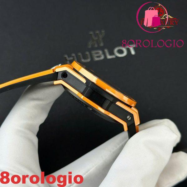 Hublot Big Bang Unico Orange Ceramic Chronograph Migliore Replica BBF 42mm Orologio - immagine 8