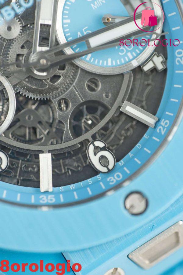 Hublot Big Bang Unico Sky Blue Ceramic Migliore Replica BBF 42mm Orologio - immagine 10