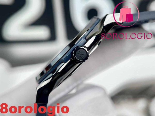 Hublot Classic Fusion Ceramic Nera Quadrante Blu Movimento SW300 Replica 1:1 JJZ 42mm Orologio - immagine 7
