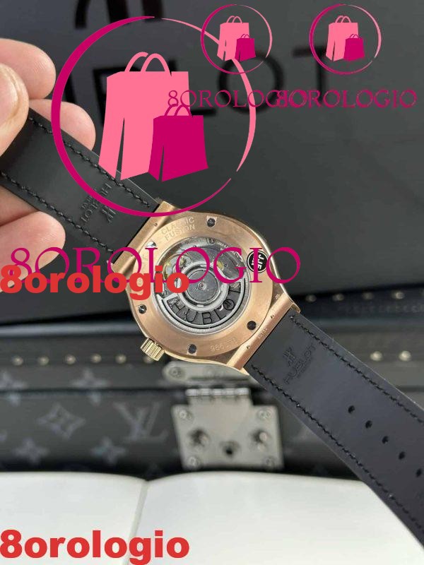 Hublot Classic Fusion King Gold Grey Dial Migliore Replica JJF 38mm Orologio - immagine 7