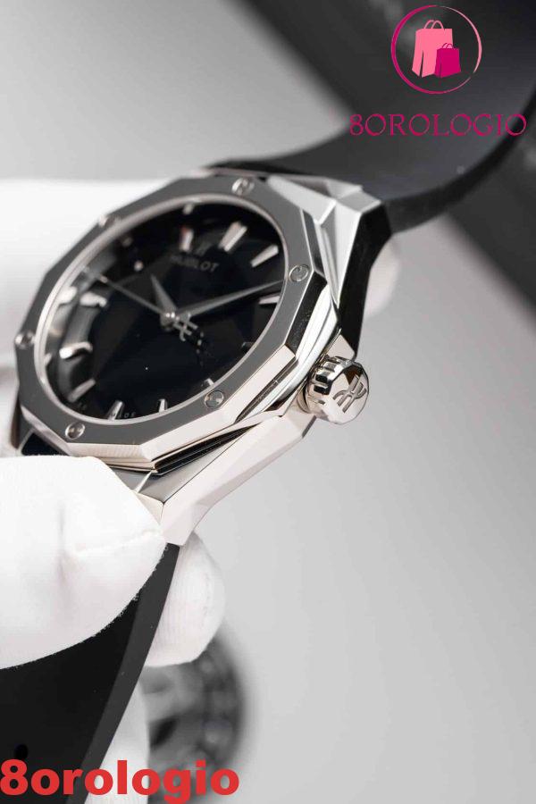 Hublot Classic Fusion Orlinski Titanio Quadrante Nero Migliore Replica APS 40mm Orologio - immagine 7
