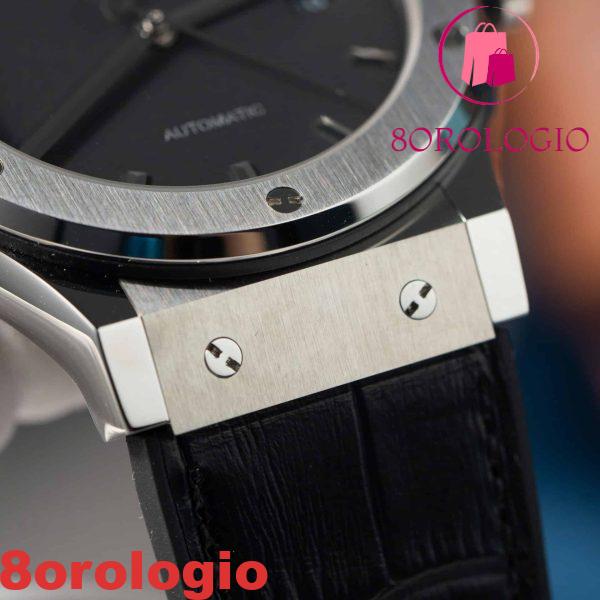 Hublot Classic Fusion Titanium Quadrante Nero Migliore Replica JJF 42mm Orologio - immagine 8