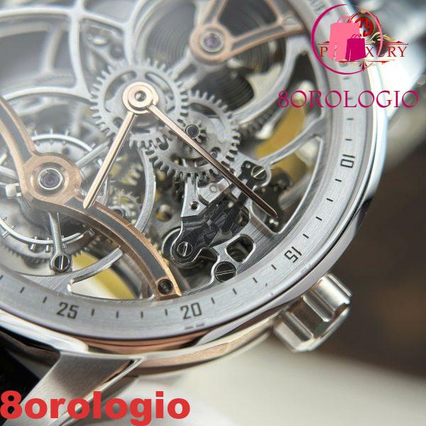 Audemars Piguet Code 11.59 26600CR lunetta interna color argento cinturino in pelle nera 1:1 miglior replica APPF 41mm Orologio - immagine 10
