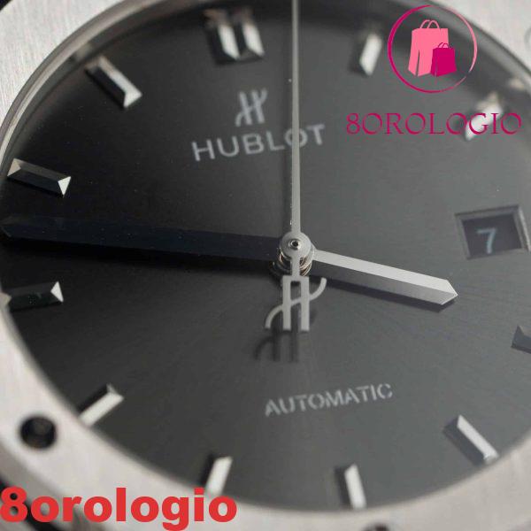 Hublot Classic Fusion Titanium Quadrante Racing Grey Miglior Replica JJF 42mm Orologio - immagine 9