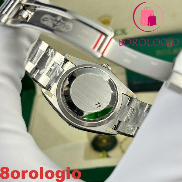 Replica Rolex Datejust 126200-0024 Quadrante Verde Menta Lunetta Liscia Bracciale Oyster VSF Miglior Replica 36mm Orologio - immagine 7