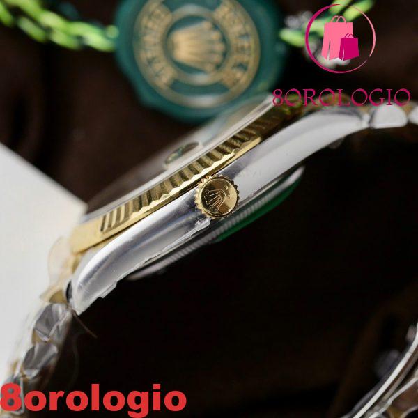 Rolex Datejust 126333 Due Toni Oro Giallo Quadrante Champagne con Diamanti Jubilee Miglior Replica Clean Factory 41mm Orologio - immagine 8