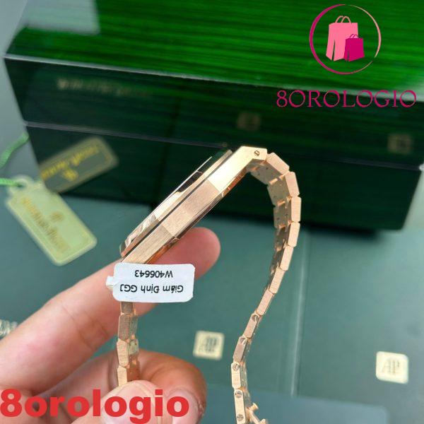 Audemars Piguet Royal Oak 15400OR Quadrante Nero Oro 18K Rivestito Migliore Replica Orologio ZF 41mm Orologio - immagine 9