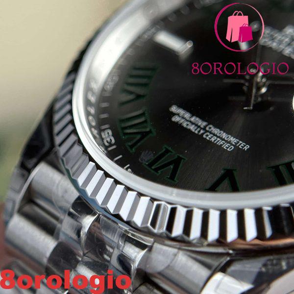 Rolex Datejust 36 126234 Quadrante Wimbledon Replica Jubilee Super Clone VS Factory Orologio - immagine 10