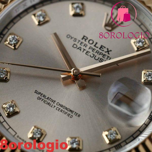 Rolex Datejust 41 126331 Quadrante Sundust con Diamanti Jubilee Migliore Replica Clean Factory Orologio - immagine 9