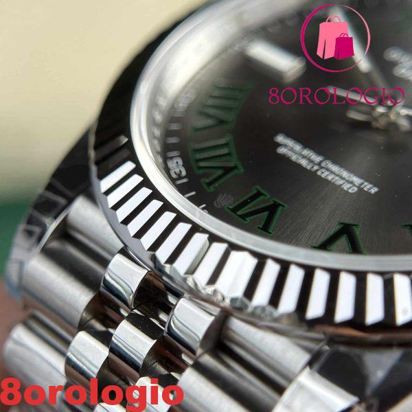 Rolex Datejust 41 126334 Quadrante Wimbledon Jubilee Super Clone VS Factory replica Orologio - immagine 10