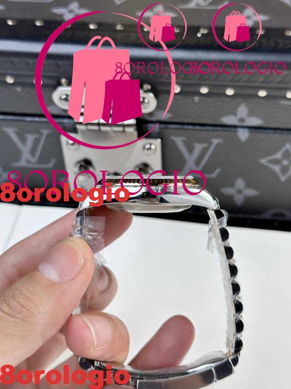 Rolex Datejust Wimbledon Due Toni Oro Rosa Jubilee Miglior Replica 36mm Orologio - immagine 8