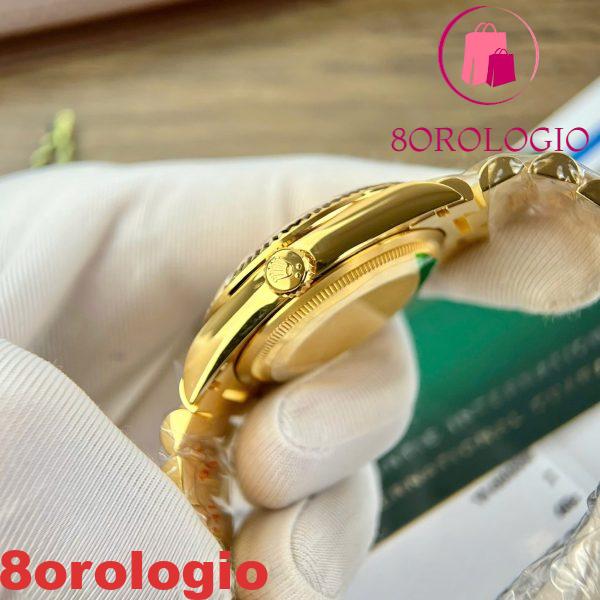 Rolex Day-Date 128238-0008 Quadrante Champagne con Diamanti 18K Oro Giallo Placcato 1:1 Replica GMF 36mm Orologio - immagine 7