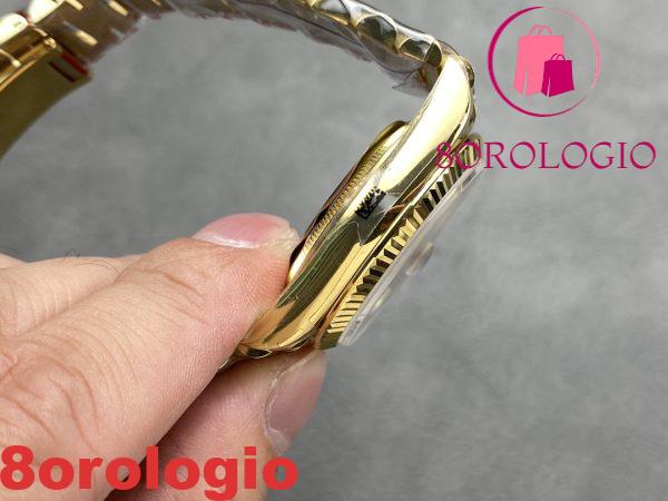 Rolex Day-Date 128238-0113 Oro Giallo Quadrante Champagne 140g Migliore Replica QF 36mm Orologio - immagine 7