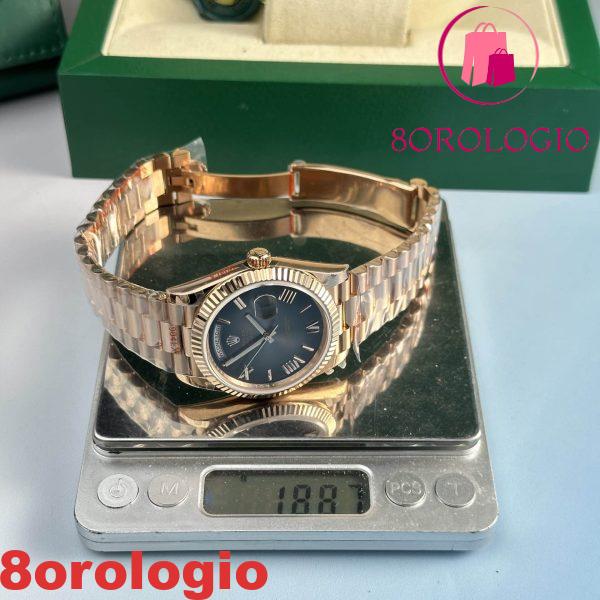 Rolex Day-Date 228235 Oro Rosa Quadrante Slate Ombré 188g Super Replica 40mm Orologio - immagine 10