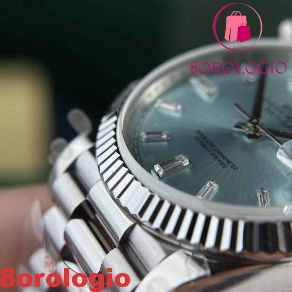 Rolex Day-Date 228236-0006 Quadrante Blu Ghiaccio con Diamanti 177g GMF V3 Miglior Replica 40mm Orologio - immagine 10