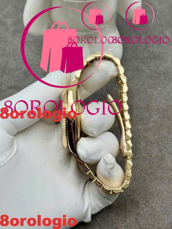 Rolex Day-Date 228238 Replica Quadrante Champagne Oro Massiccio 18K Diamanti CVD 40mm Orologio - immagine 7
