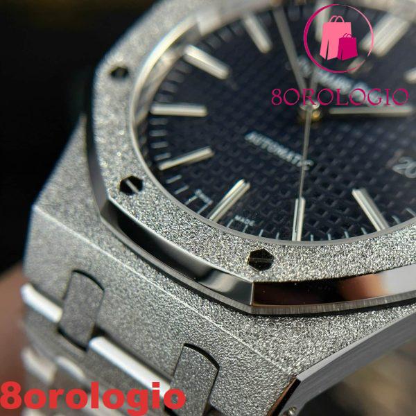 Audemars Piguet Royal Oak 15410BC Oro Frosted Quadrante Blu Migliore Replica APSF 41mm Orologio - immagine 10